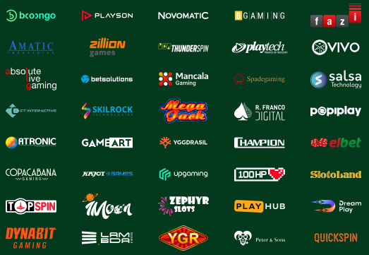 Lucky Barry casino provider list